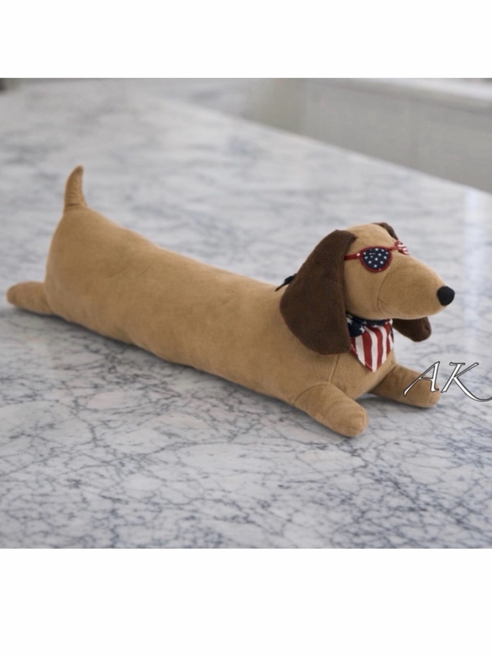 Dachshund Patriotic Pillow 🐾 Doxie Wiener